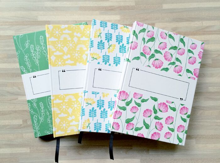 Blank Space 1 Blank Space Journal with colorful patterns by Peekmybook