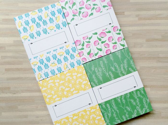 Blank Space 2 Blank Space Journal with colorful patterns by Peekmybook