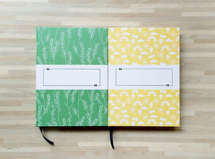 Blank Space 3 Blank Space Journal with colorful patterns by Peekmybook