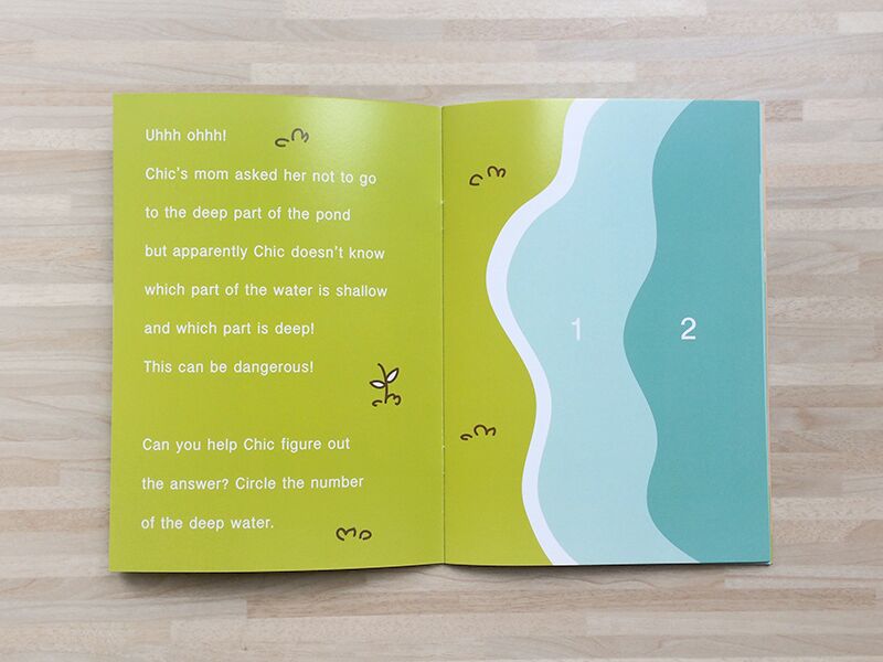 Chic 10 Chic story and activity book with handcrafted pouch by Peekmybook