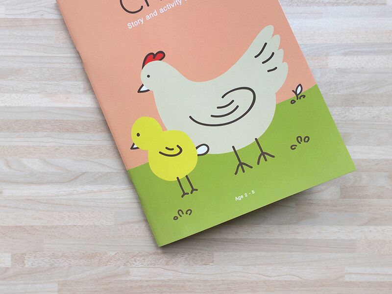 Chic 13 kids activity book Peekmybook Chic story and activity book with handcrafted pouch by Peekmybook