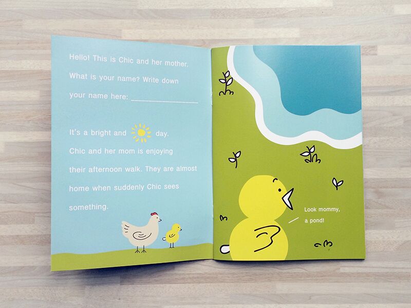 Chic 7 Chic story and activity book with handcrafted pouch by Peekmybook