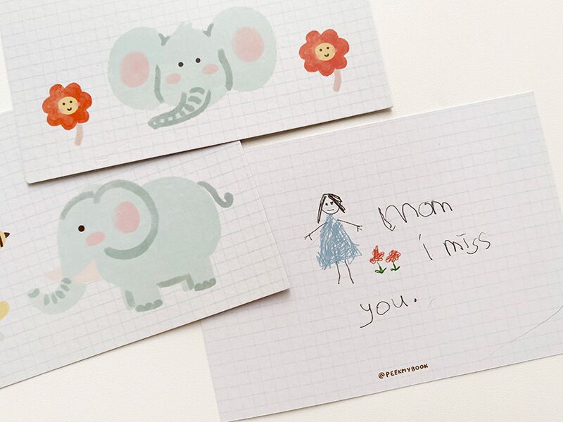 Compassion postcards 5 Compassion Greeting Card by Peekmybook