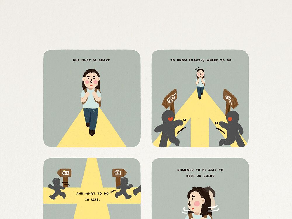Comicil 232 3 Brave and Courageous art print by Peekmybook