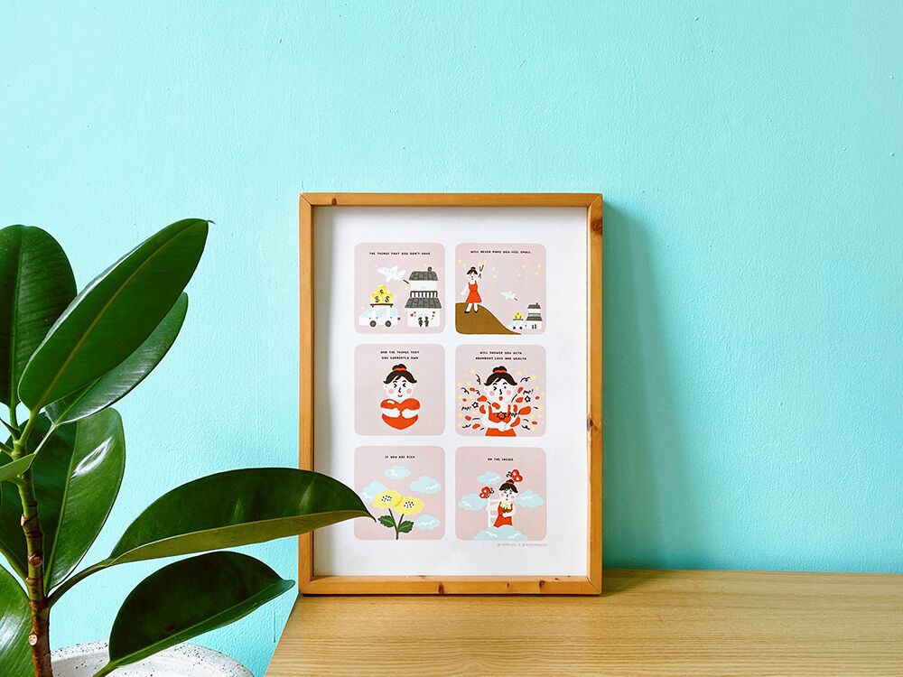 Comicil 79 2b Rich on the Inside art print by Peekmybook