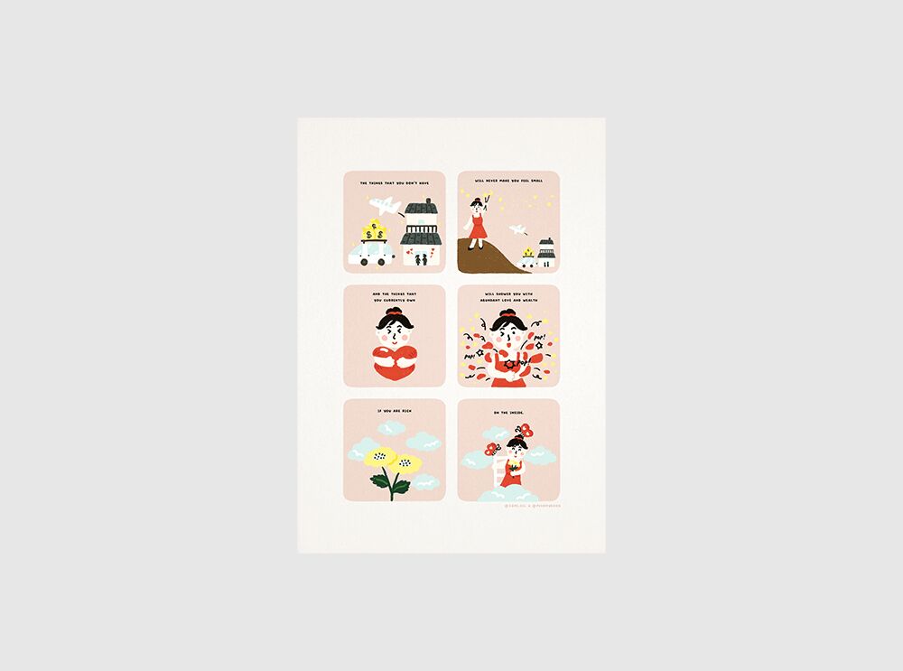 Rich on the Inside art print by Peekmybook