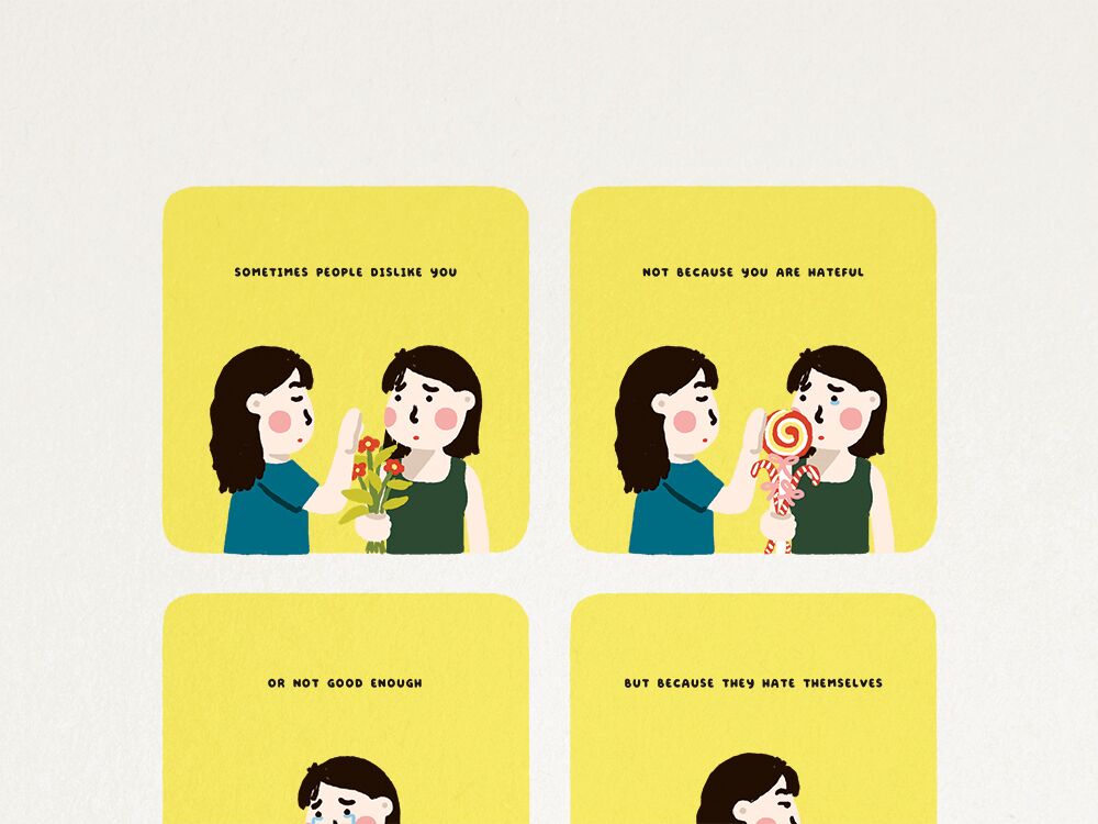 Comicil 151 3 Sometimes People Dislike You art print by Peekmybook