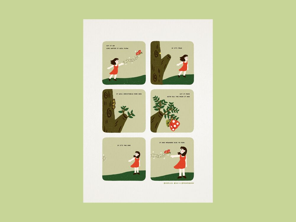 Comicil 164 2 Let It Go art print by Peekmybook