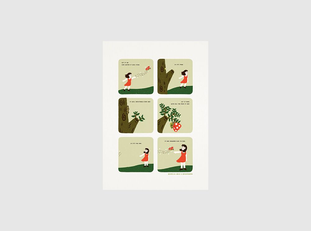 Let-it-go Let It Go art print by Peekmybook