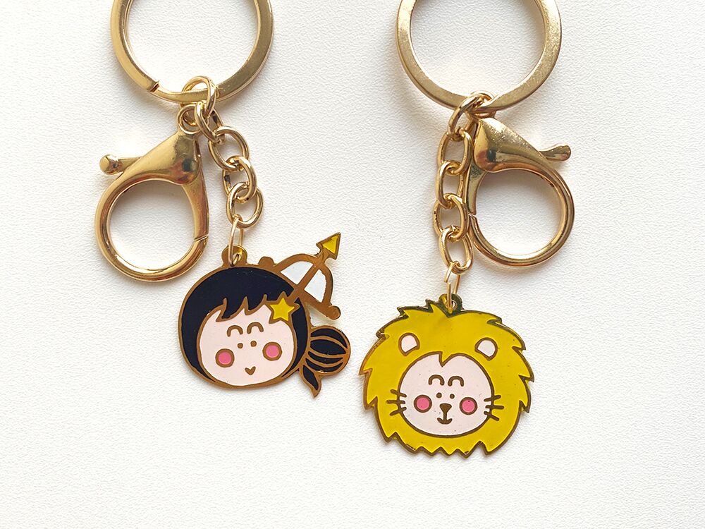 Zodiac-enamel-2 Zodiac Enamel Charms & Keychains by Peekmybook