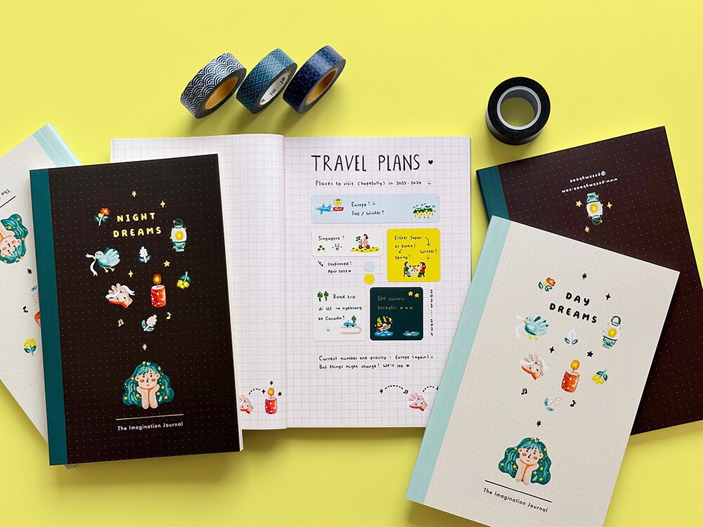 Dreams-3a Dreams Grid Dotted Journal by Peekmybook