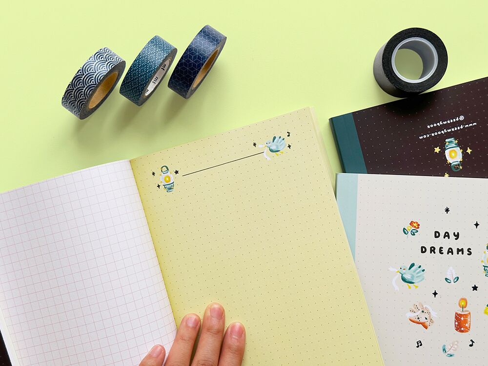 Dreams-5a Dreams Grid Dotted Journal by Peekmybook