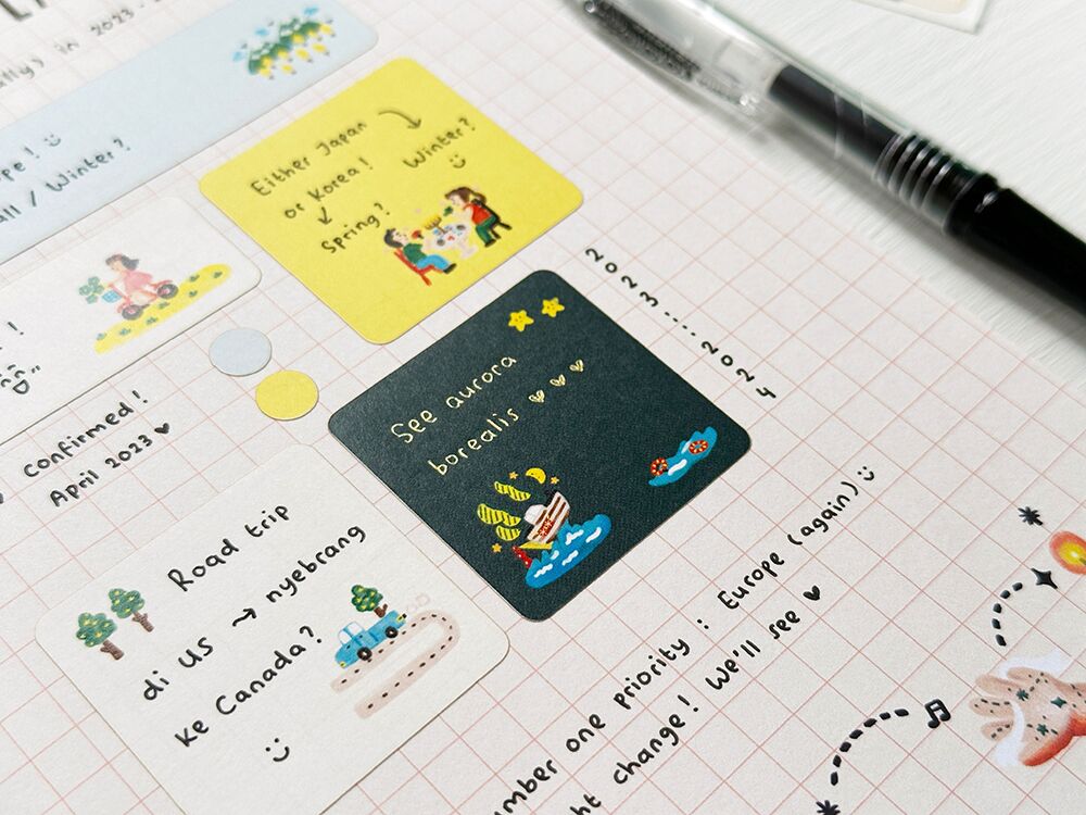 Dreams-9 Dreams Grid Dotted Journal by Peekmybook