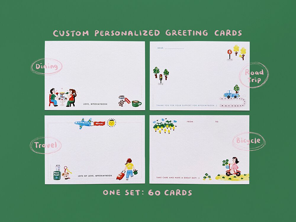 Remember-Me-Card-1b Custom Remember Me Greeting Cards set by Peekmybook