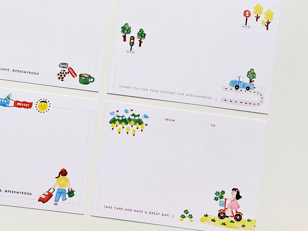 Remember-Me-Card-4 Custom Remember Me Greeting Cards set by Peekmybook
