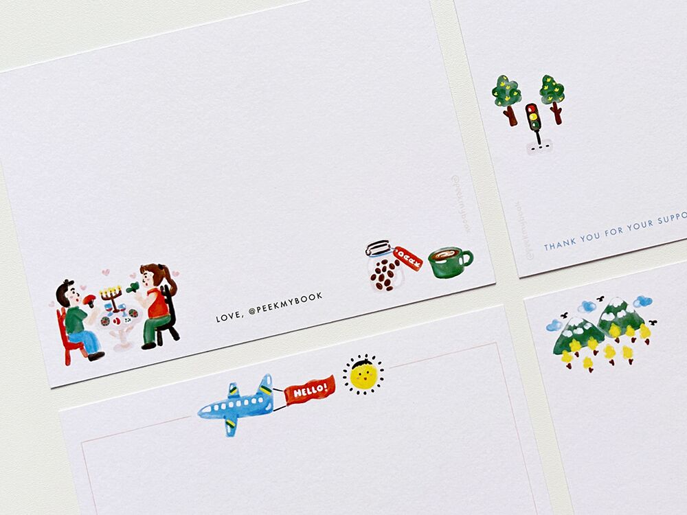 Remember-Me-Card-5 Custom Remember Me Greeting Cards set by Peekmybook