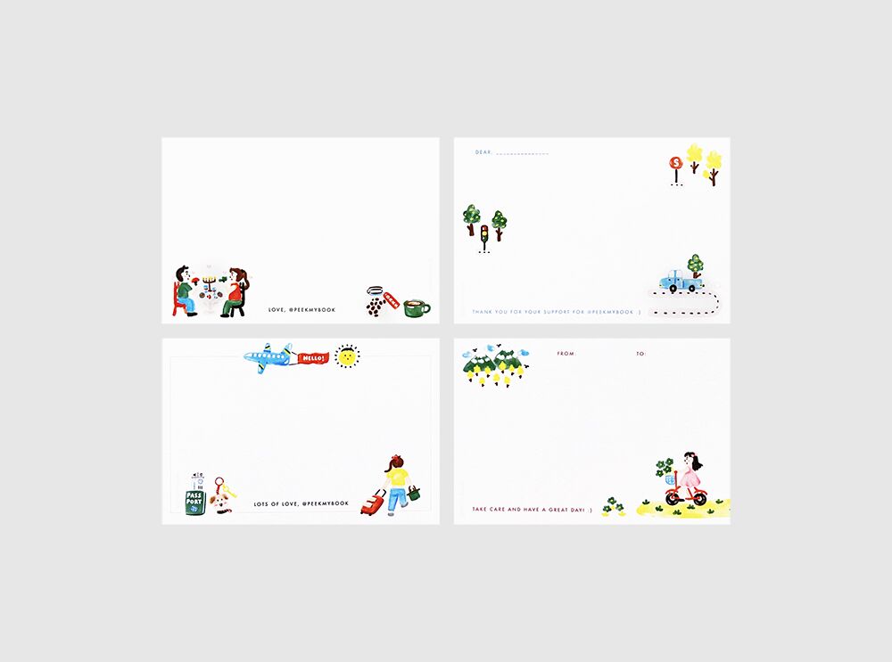 Remember-me-card-cover Custom Remember Me Greeting Cards set by Peekmybook