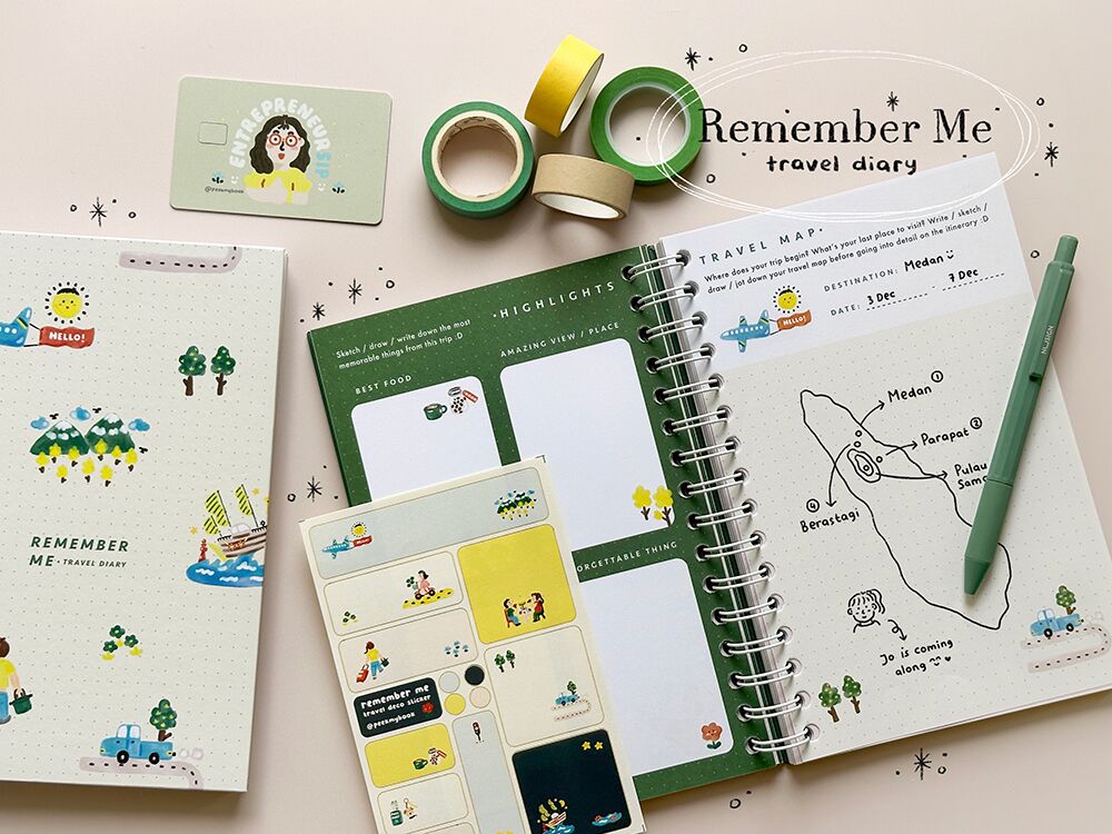 Remember-Me-Travel-Diary-4a Inside pages of Remember Me Travel Diary