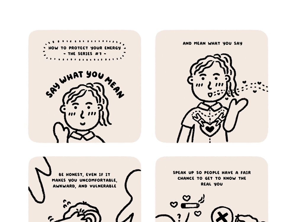 Say-What-You-Mean-2 Say What You Mean comic art print by Peekmybook