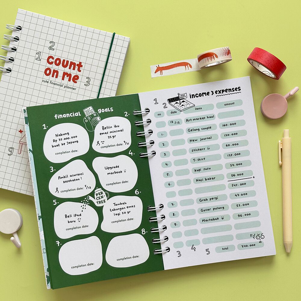 Count-on-Me-Financial-Planner-5 Inside pages of Count on Me Financial Planner