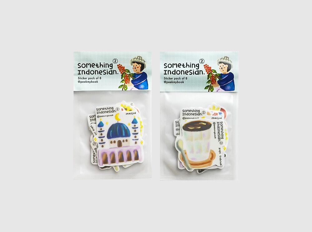 Something Indonesian-themed stickers