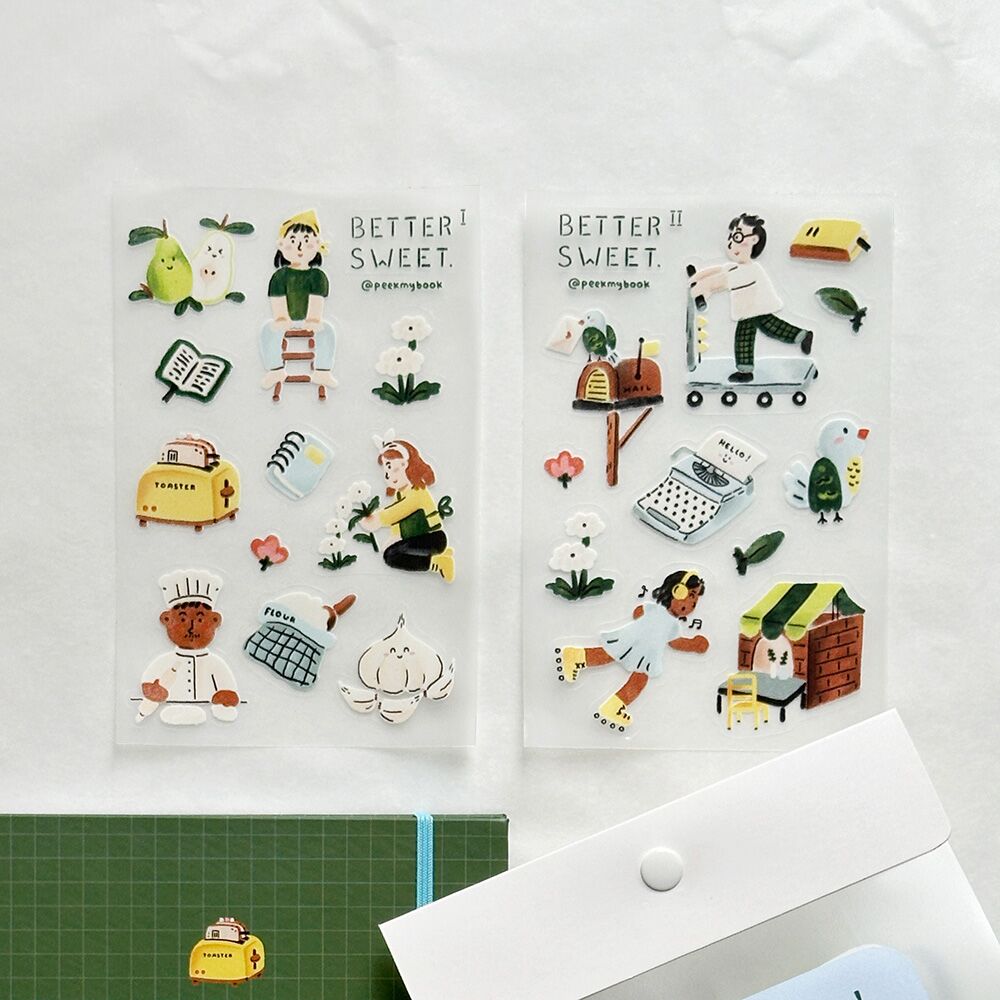Better-Sweet-transparent sticker 1