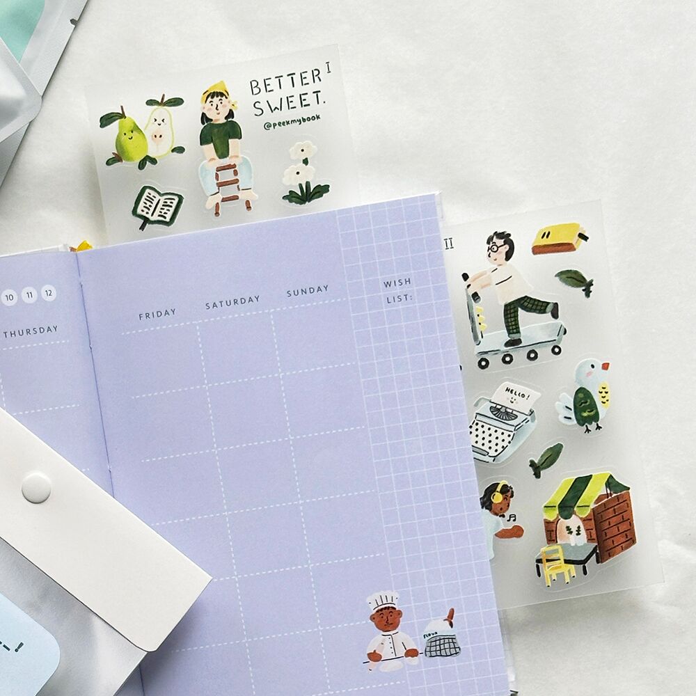 Better-Sweet-transparent sticker 3