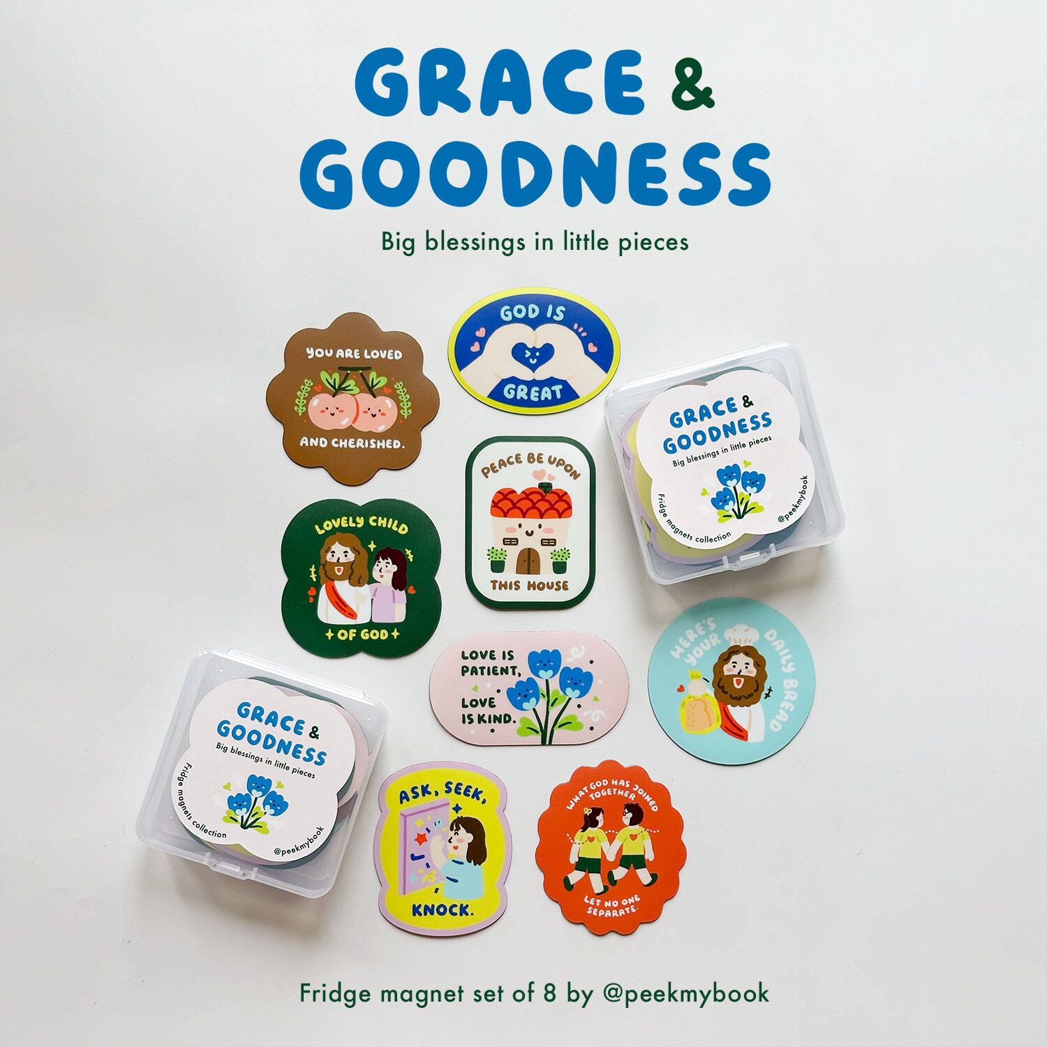 Grace-and-Goodness-Fridge-Magnet-1 Grace & Goodness Christian Fridge Magnet