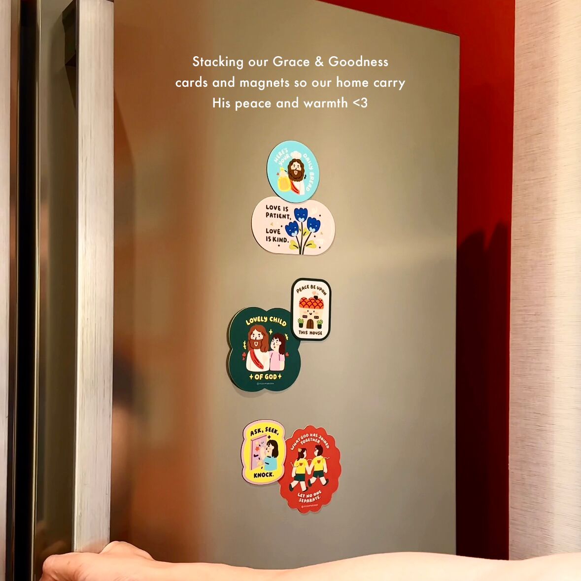 Grace-and-Goodness-Bookmark-Card-5 Grace & Goodness Christian Bookmark Card set by Peekmybook