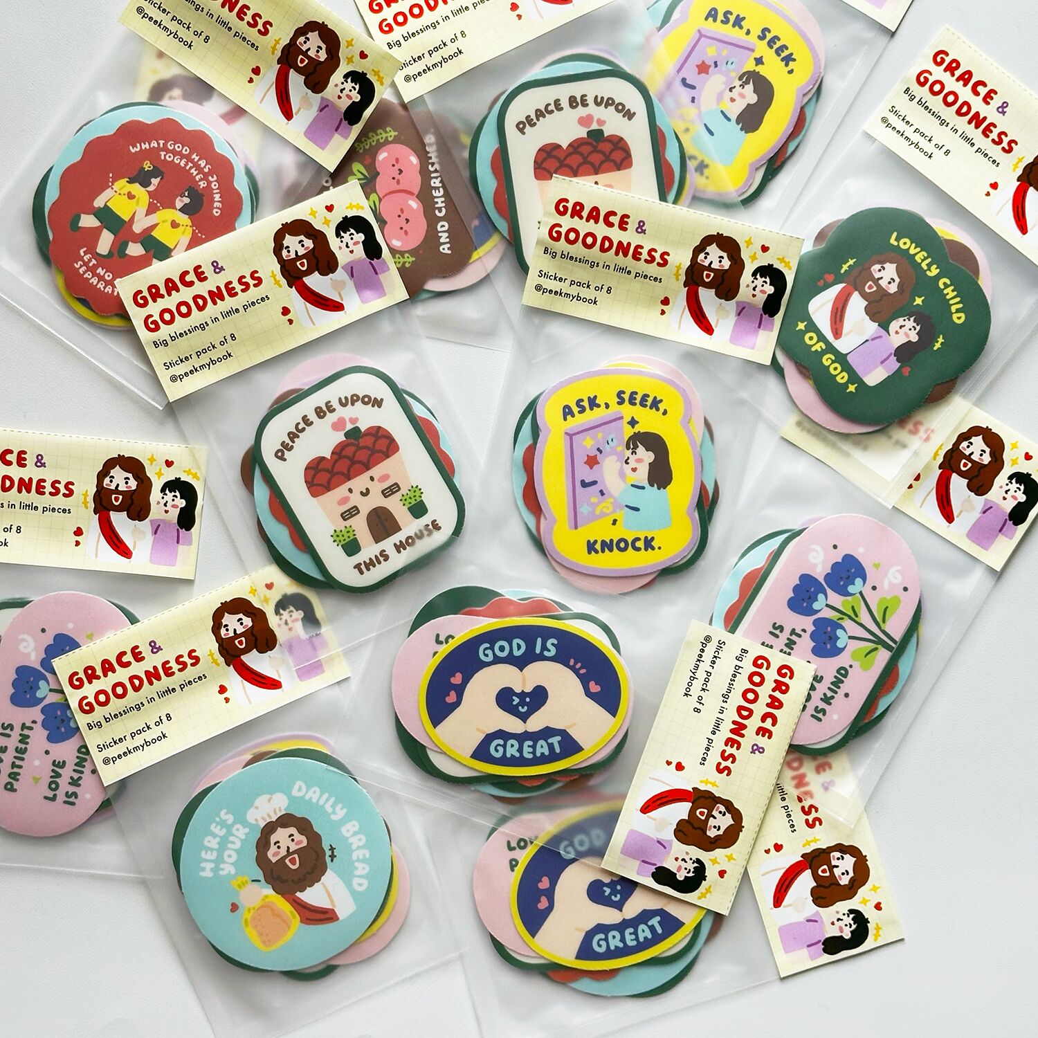 T5-Grace-&-Goodness-Christian-Sticker Grace & Goodness Christian faith sticker set by Peekmybook