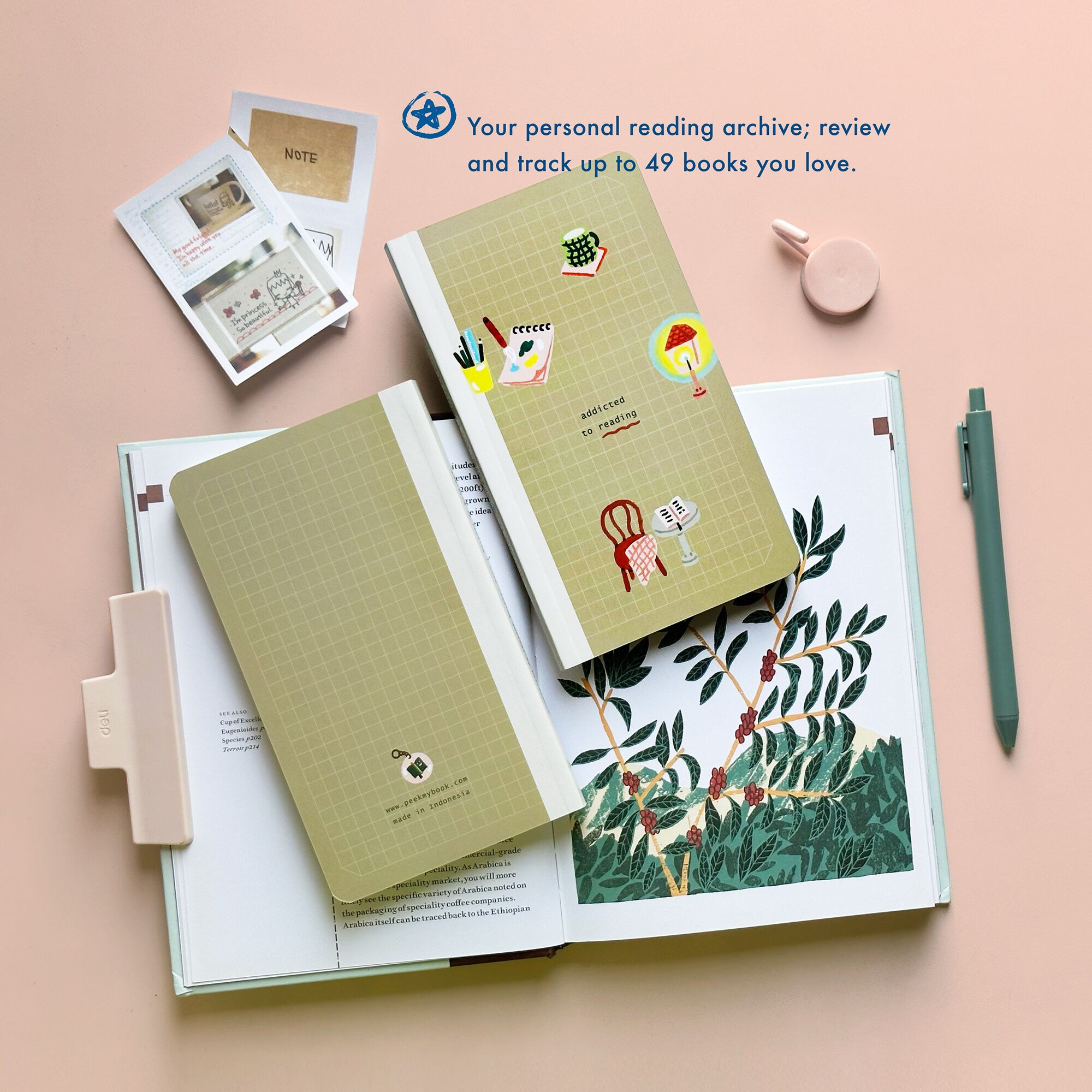 Addicted-to-Reading-Journal-5c addicted to reading journal cover peekmybook