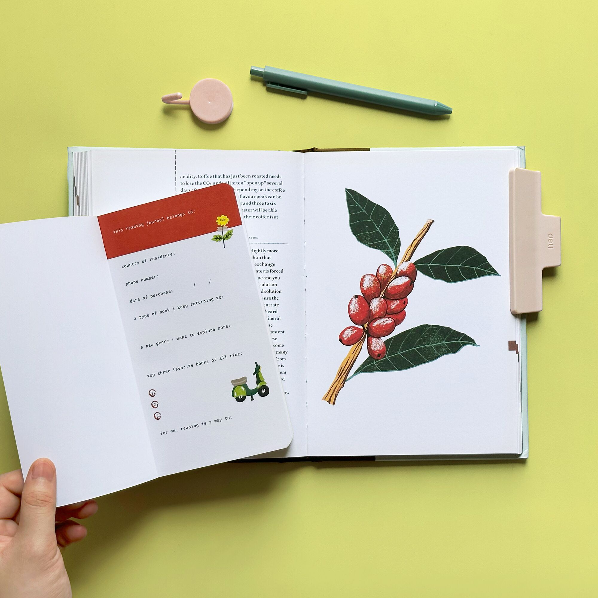 Addicted-to-Reading-Journal-6b inside pages addicted to reading book tracker journal