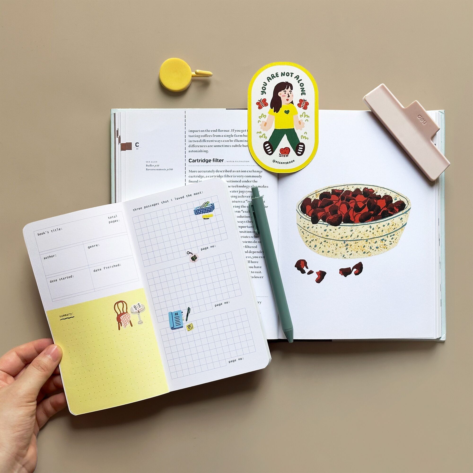 Addicted-to-Reading-Journal-7b inside pages addicted to reading book tracker journal