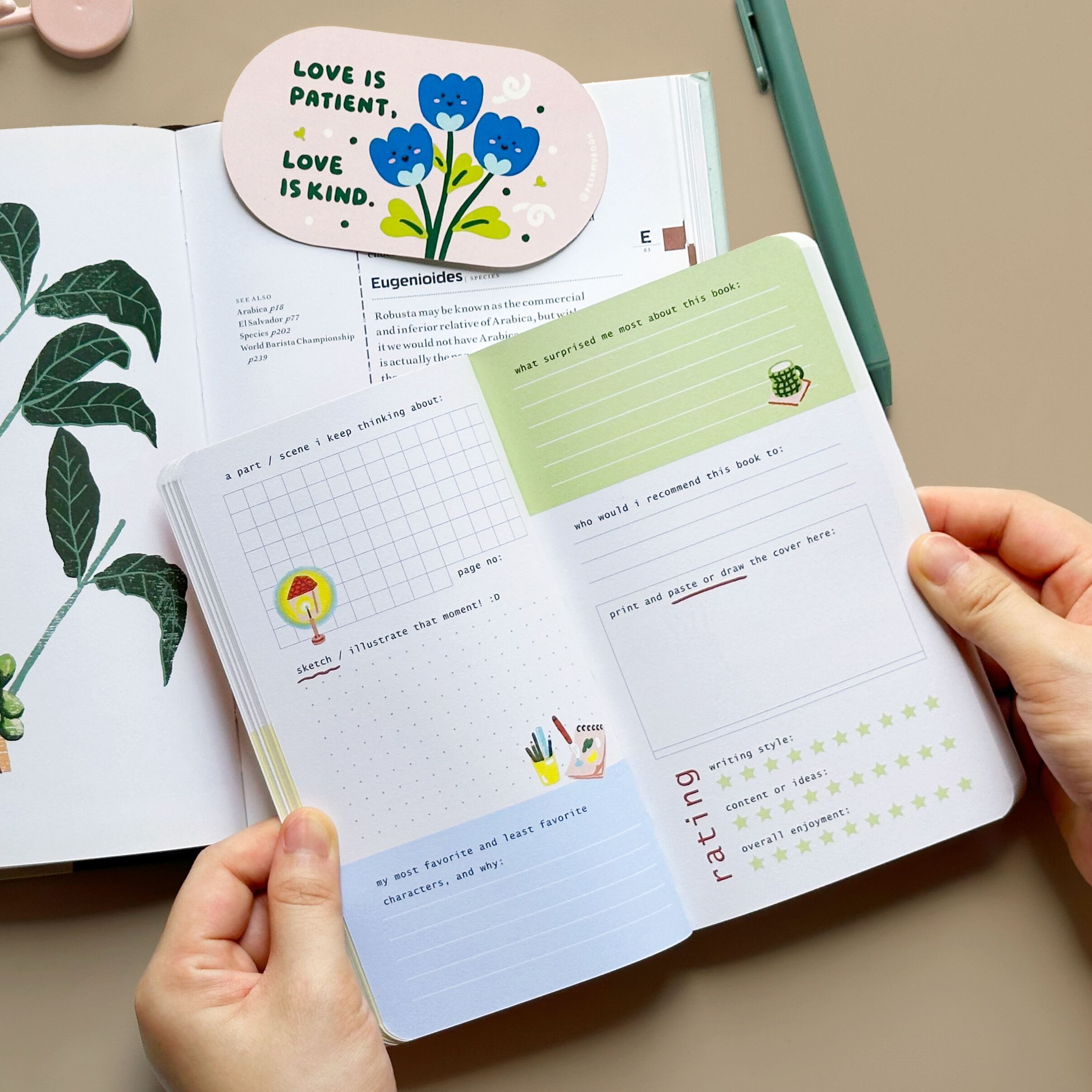 Addicted-to-Reading-Journal-8c inside pages addicted to reading book tracker journal