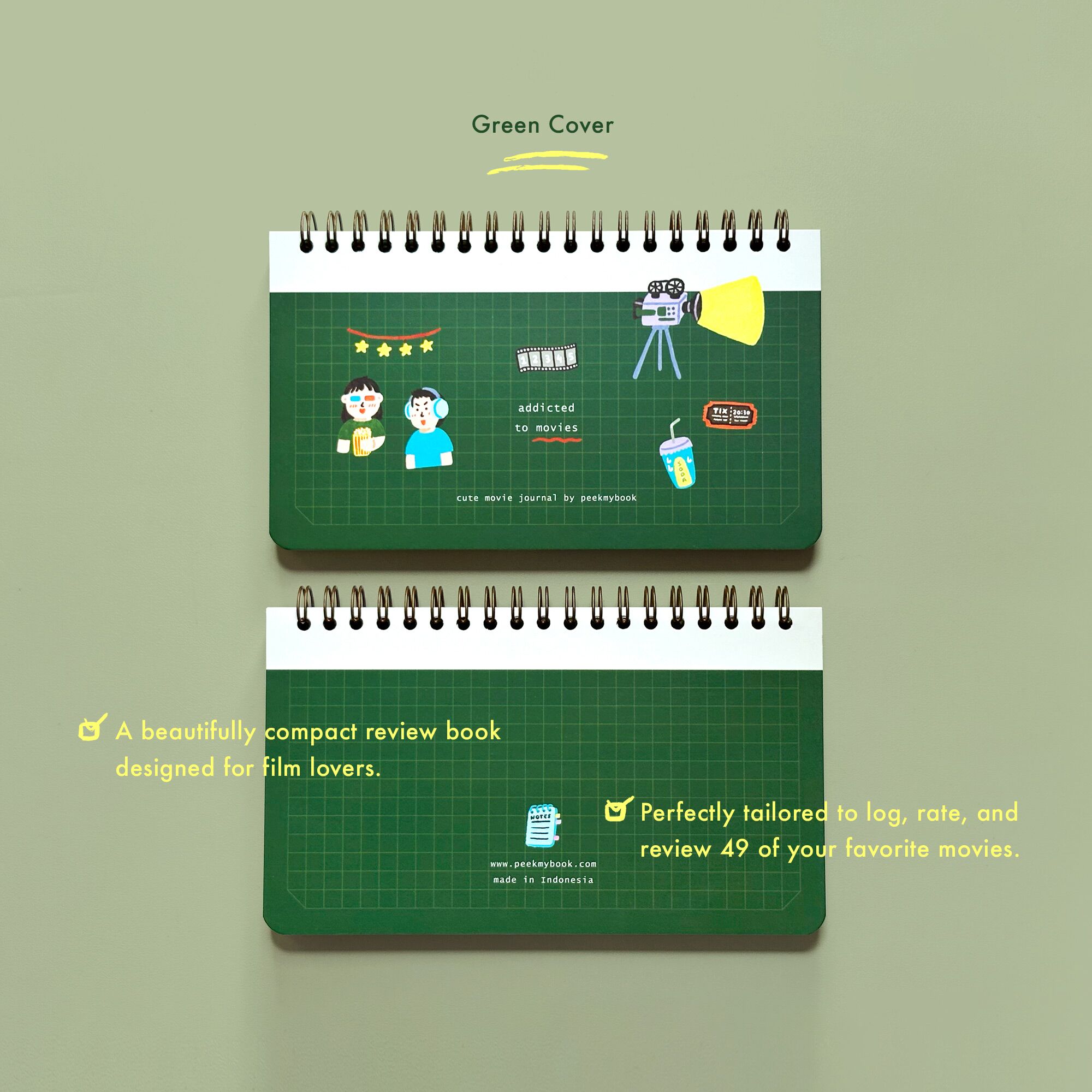 Addicted-to-Movies-Journal-4 Peekmybook pocket movie review journal