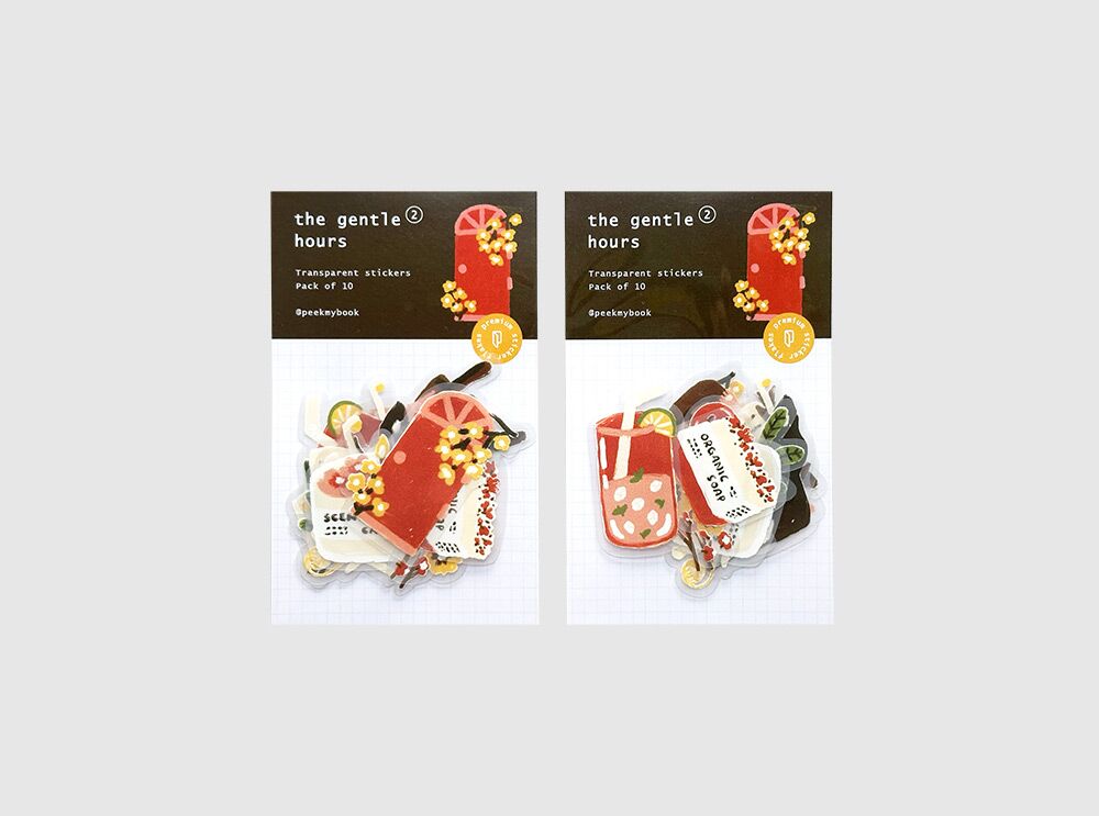 Aesthetic everyday objects decorative stickers for planner Peekmybook