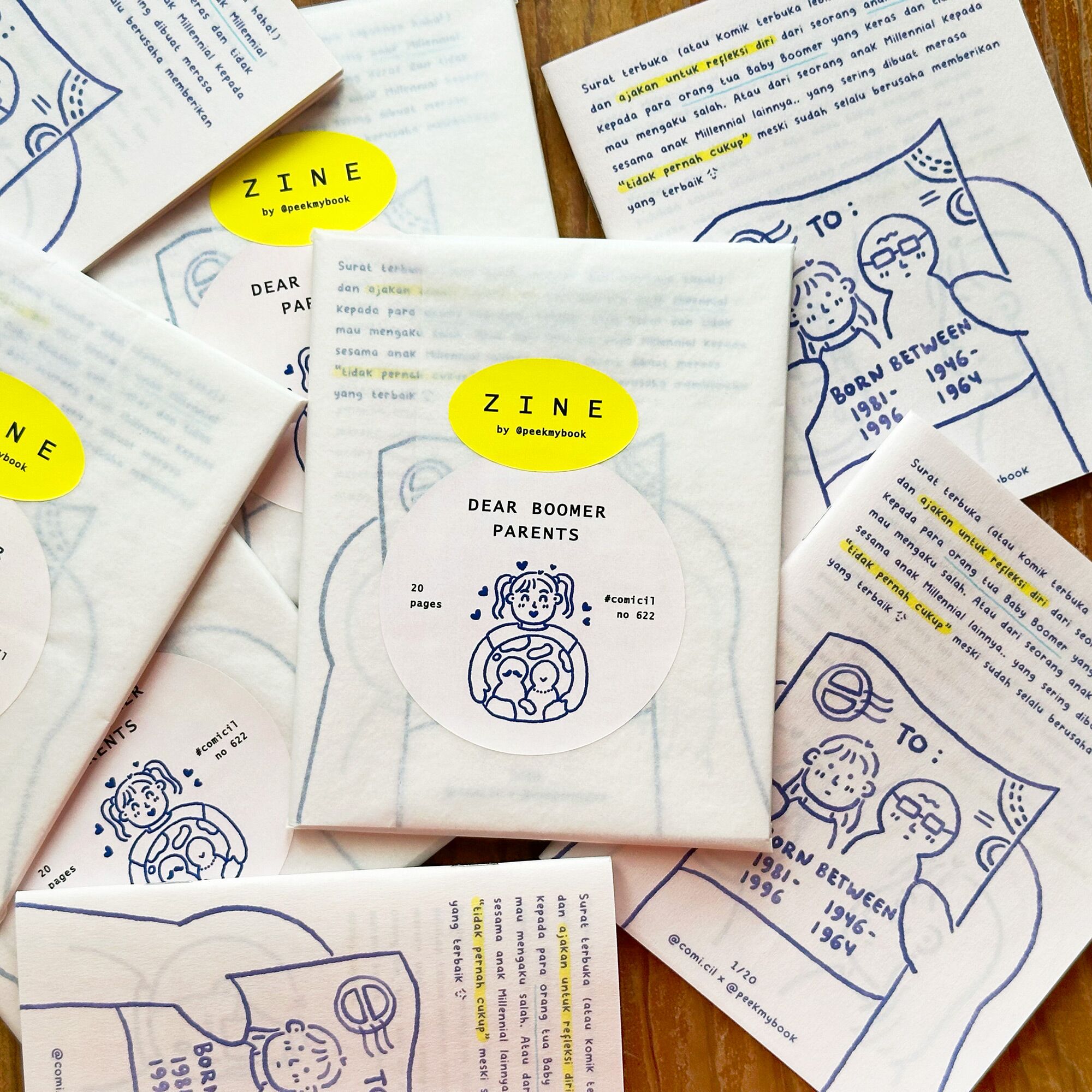 Dear-Boomer-Parents-Zine-6 Peekmybook Dear Boomer Parents illustrated zine booklet
