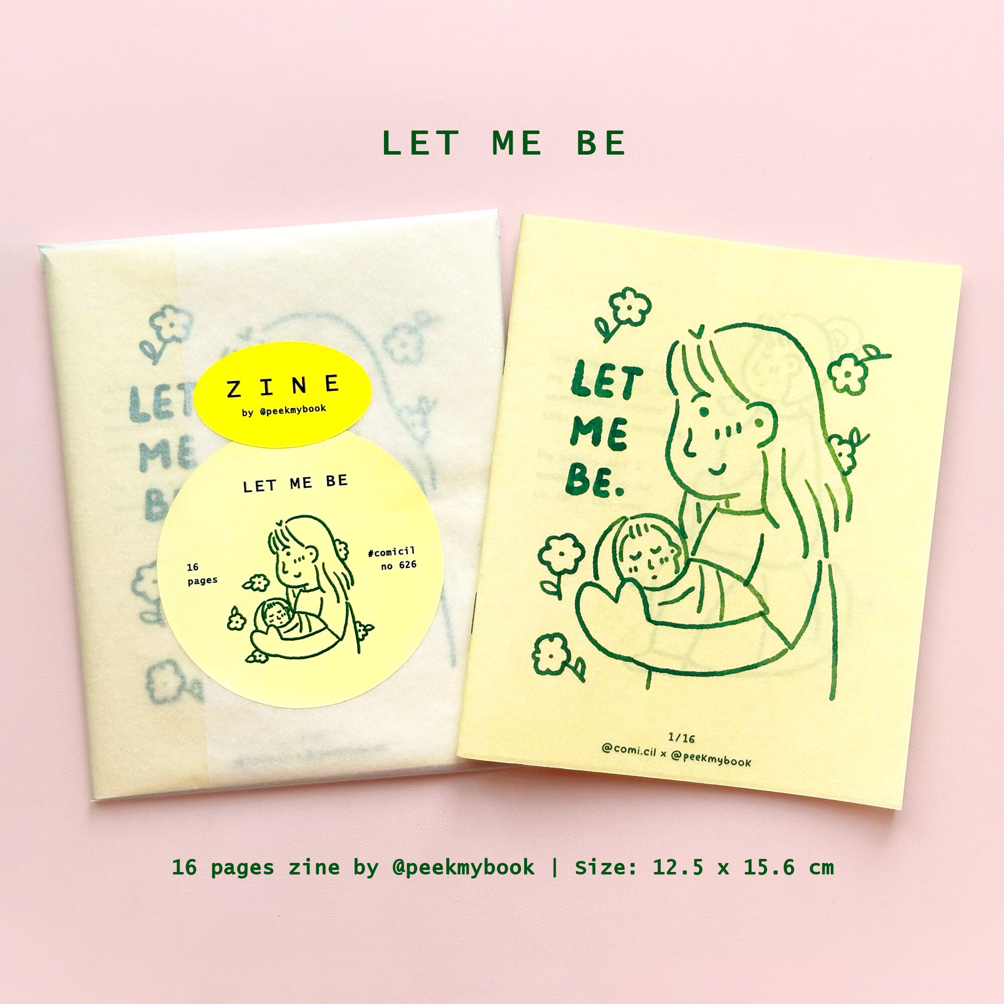 Let-Me-Be-Zine-1a Peekmybook Let Me Be new motherhood illustrated zine