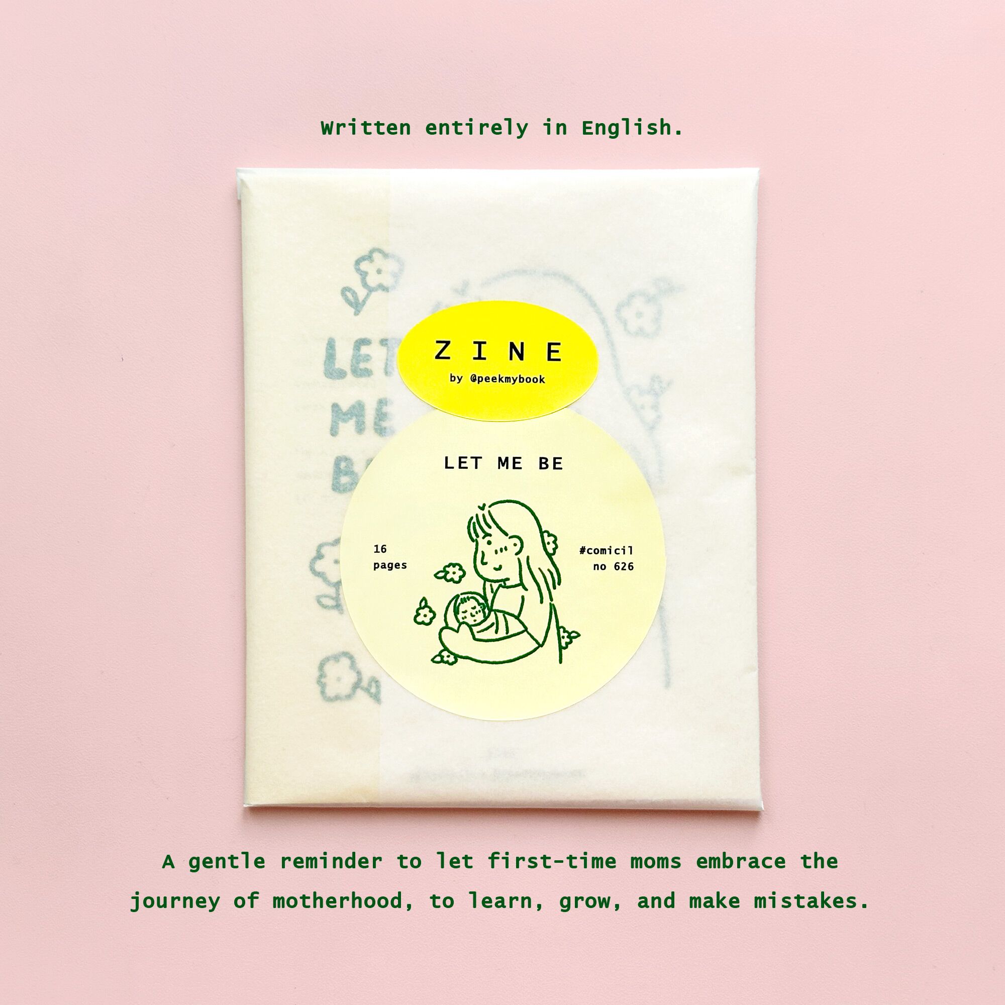 Let-Me-Be-Zine-2 Peekmybook Let Me Be new motherhood illustrated zine