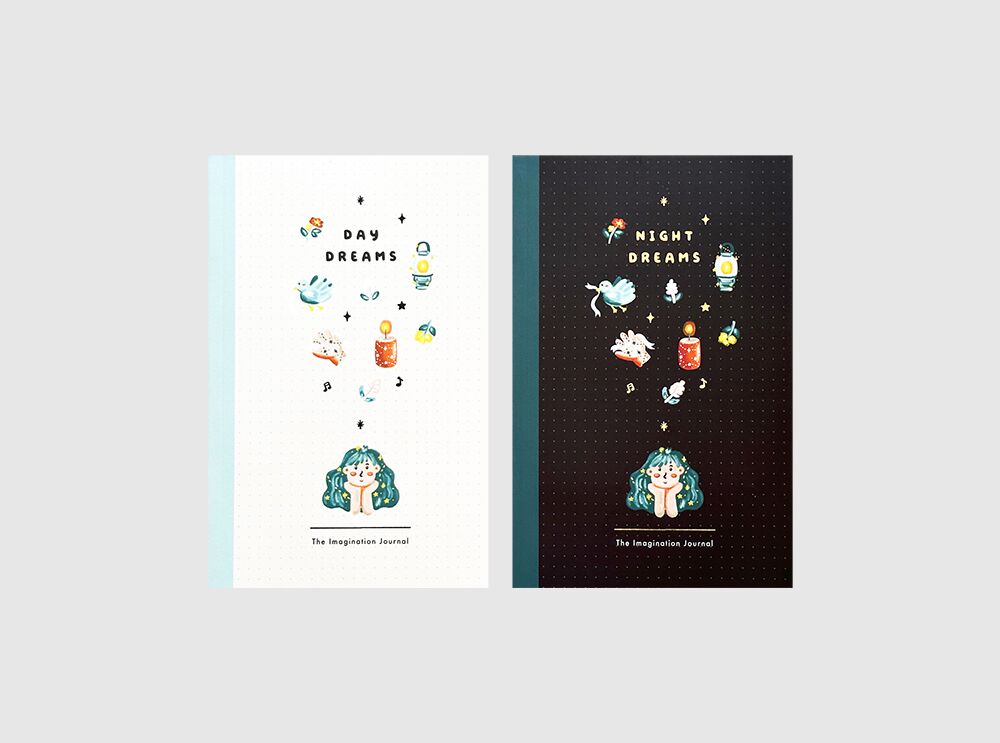 Dreams Grid Dotted Journal by Peekmybook